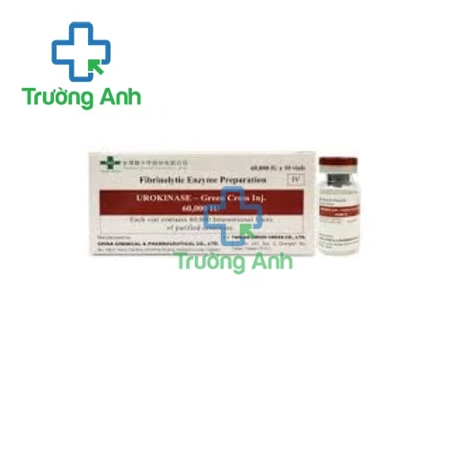 Urokinase-Green Cross Inj. 60.000 IU - Thuốc điều trị nghẽn mạch phổi hiệu quả